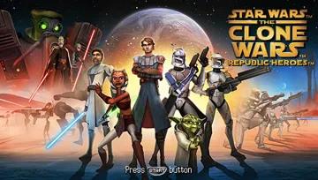 Star Wars - The Clone Wars - Republic Heroes (EU) screen shot title